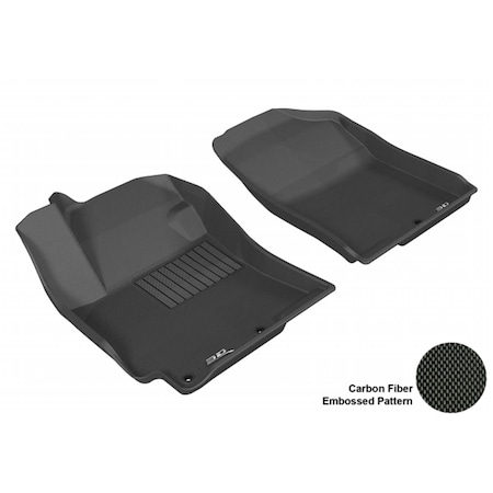 3D Maxpider HYUNDAI ACCENT 2012-2013 SDN KAGU BLACK R1 Floor Mat L1HY02211509